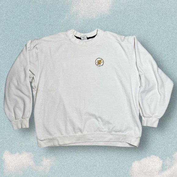 Vintage NIKE white pullover sweatshirt - Picture 1 of 6